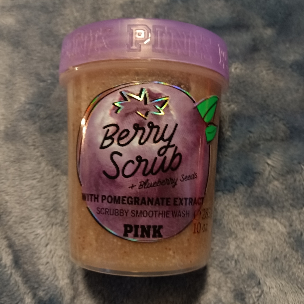 Pink scrubby wash